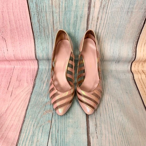 Cute vintage pink heels size 6 - Picture 2 of 12